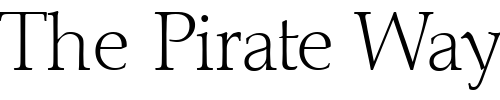 Font : Marathon-Serial-ExtraLight-Regular Custom Text : The Pirate Way Test your own text here Click to download or to view this font on a tshirt that can be custom printed in Bali