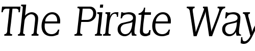 Font : MarburgLight-RegularItalic Custom Text : The Pirate Way Test your own text here Click to download or to view this font on a tshirt that can be custom printed in Bali