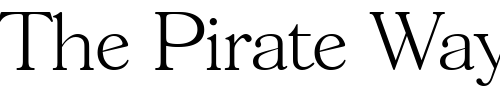Font : MarcBecker-ExtraLight Custom Text : The Pirate Way Test your own text here Click to download or to view this font on a tshirt that can be custom printed in Bali