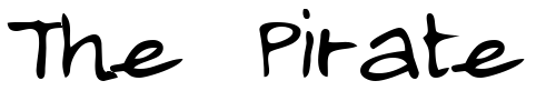 Font : MarcosHand-Regular Custom Text : The Pirate Way Test your own text here Click to download or to view this font on a tshirt that can be custom printed in Bali