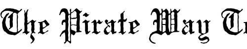 Font : Mariage_Becker_Antique Custom Text : The Pirate Way Test your own text here Click to download or to view this font on a tshirt that can be custom printed in Bali