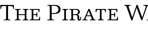 Font : Mariam_Becker_Caps_Light Custom Text : The Pirate Way Test your own text here Click to download or to view this font on a tshirt that can be custom printed in Bali