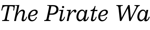 Font : Mariam_Becker_Light_Italic Custom Text : The Pirate Way Test your own text here Click to download or to view this font on a tshirt that can be custom printed in Bali