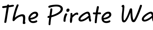 Font : MaritaTextMediumHMK Custom Text : The Pirate Way Test your own text here Click to download or to view this font on a tshirt that can be custom printed in Bali