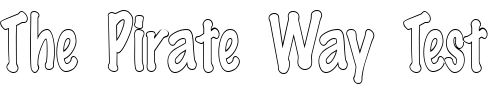 Font : Marker-Hollow-Condensed-Normal Custom Text : The Pirate Way Test your own text here Click to download or to view this font on a tshirt that can be custom printed in Bali