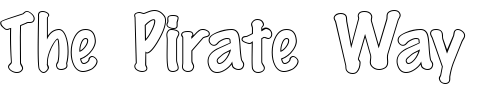 Font : Marker-Hollow-Normal Custom Text : The Pirate Way Test your own text here Click to download or to view this font on a tshirt that can be custom printed in Bali