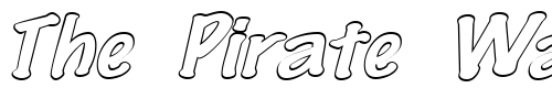 Font : Marker-HollowExtended-Italic Custom Text : The Pirate Way Test your own text here Click to download or to view this font on a tshirt that can be custom printed in Bali