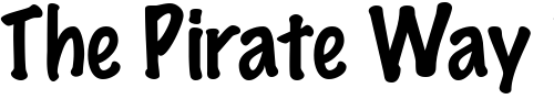Font : MarkerBoardSSK Custom Text : The Pirate Way Test your own text here Click to download or to view this font on a tshirt that can be custom printed in Bali