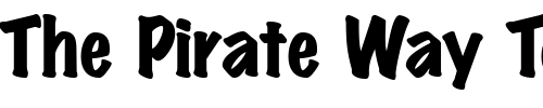 Font : MarkingPenHeavy-Regular Custom Text : The Pirate Way Test your own text here Click to download or to view this font on a tshirt that can be custom printed in Bali