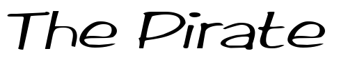 Font : Marlo-Extended-Italic Custom Text : The Pirate Way Test your own text here Click to download or to view this font on a tshirt that can be custom printed in Bali