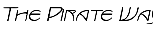 Font : Marlowe-BoldOblique Custom Text : The Pirate Way Test your own text here Click to download or to view this font on a tshirt that can be custom printed in Bali