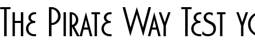 Font : Marquisette-BTN Custom Text : The Pirate Way Test your own text here Click to download or to view this font on a tshirt that can be custom printed in Bali