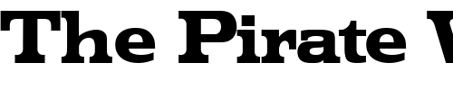 Font : MartinBecker-ExtraBold Custom Text : The Pirate Way Test your own text here Click to download or to view this font on a tshirt that can be custom printed in Bali