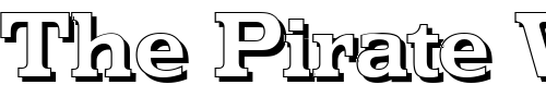 Font : MartinBeckerShadow-Bold Custom Text : The Pirate Way Test your own text here Click to download or to view this font on a tshirt that can be custom printed in Bali