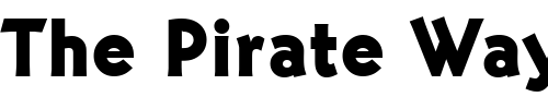 Font : MartinGotURWTExtBol Custom Text : The Pirate Way Test your own text here Click to download or to view this font on a tshirt that can be custom printed in Bali