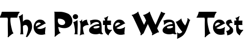 Font : Martini Custom Text : The Pirate Way Test your own text here Click to download or to view this font on a tshirt that can be custom printed in Bali