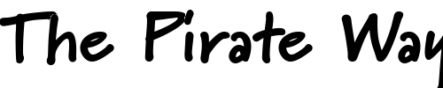 Font : MarydaleBlack Custom Text : The Pirate Way Test your own text here Click to download or to view this font on a tshirt that can be custom printed in Bali