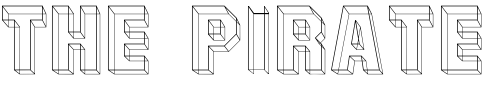 Font : MasheenIIID Custom Text : The Pirate Way Test your own text here Click to download or to view this font on a tshirt that can be custom printed in Bali
