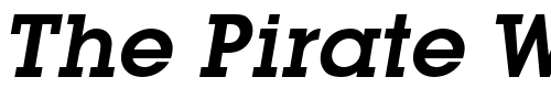 Font : Mason-Demi-Oblique Custom Text : The Pirate Way Test your own text here Click to download or to view this font on a tshirt that can be custom printed in Bali