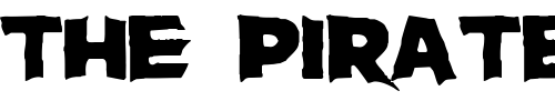 Font : Massacre-DEMO Custom Text : The Pirate Way Test your own text here Click to download or to view this font on a tshirt that can be custom printed in Bali