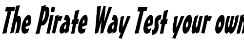 Font : Massey-Thin-Italic Custom Text : The Pirate Way Test your own text here Click to download or to view this font on a tshirt that can be custom printed in Bali