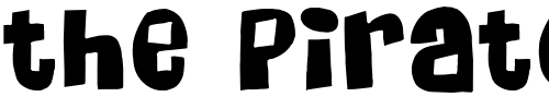 Font : Massive-Headache Custom Text : The Pirate Way Test your own text here Click to download or to view this font on a tshirt that can be custom printed in Bali
