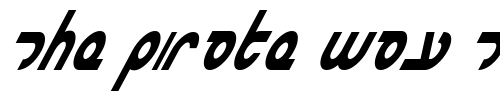 Font : Masterdom-Condensed-Bold-Italic Custom Text : The Pirate Way Test your own text here Click to download or to view this font on a tshirt that can be custom printed in Bali