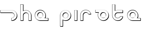 Font : Masterdom-Shadow Custom Text : The Pirate Way Test your own text here Click to download or to view this font on a tshirt that can be custom printed in Bali