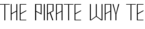 Font : Mastodon-Hairline Custom Text : The Pirate Way Test your own text here Click to download or to view this font on a tshirt that can be custom printed in Bali