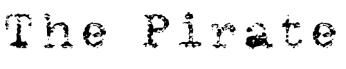 Font : Maszyna-Royal-Light Custom Text : The Pirate Way Test your own text here Click to download or to view this font on a tshirt that can be custom printed in Bali