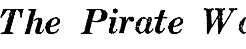 Font : Matchwood-Bold-Italic-WF Custom Text : The Pirate Way Test your own text here Click to download or to view this font on a tshirt that can be custom printed in Bali