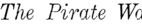 Font : Matchwood-Italic-WF Custom Text : The Pirate Way Test your own text here Click to download or to view this font on a tshirt that can be custom printed in Bali