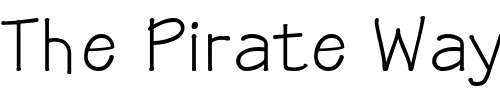 Font : MathSoftText Custom Text : The Pirate Way Test your own text here Click to download or to view this font on a tshirt that can be custom printed in Bali