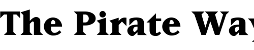 Font : Matrix-ExtraBold Custom Text : The Pirate Way Test your own text here Click to download or to view this font on a tshirt that can be custom printed in Bali
