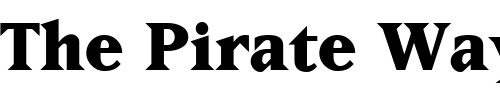 Font : MatrixExtraBoldOldstyle-Bold Custom Text : The Pirate Way Test your own text here Click to download or to view this font on a tshirt that can be custom printed in Bali