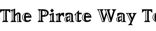 Font : MatrixInlineExtraBold Custom Text : The Pirate Way Test your own text here Click to download or to view this font on a tshirt that can be custom printed in Bali