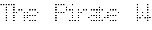 Font : MatrixSSK Custom Text : The Pirate Way Test your own text here Click to download or to view this font on a tshirt that can be custom printed in Bali