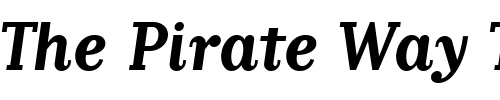 Font : MatrixScriptBoldOldstyle-Bold Custom Text : The Pirate Way Test your own text here Click to download or to view this font on a tshirt that can be custom printed in Bali