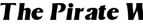 Font : MatroxDisplaySSK-Italic Custom Text : The Pirate Way Test your own text here Click to download or to view this font on a tshirt that can be custom printed in Bali