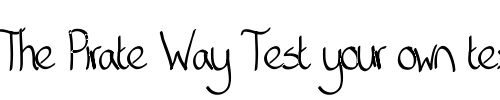 Font : Matt-Serif Custom Text : The Pirate Way Test your own text here Click to download or to view this font on a tshirt that can be custom printed in Bali