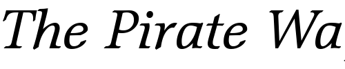 Font : MattAntique-BT-Italic Custom Text : The Pirate Way Test your own text here Click to download or to view this font on a tshirt that can be custom printed in Bali