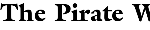 Font : MatthewBlack-Regular Custom Text : The Pirate Way Test your own text here Click to download or to view this font on a tshirt that can be custom printed in Bali