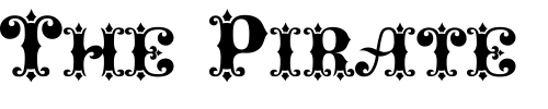 Font : Maverick-s-Luck Custom Text : The Pirate Way Test your own text here Click to download or to view this font on a tshirt that can be custom printed in Bali