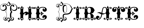 Font : Maverick-s-Luck-QJs Custom Text : The Pirate Way Test your own text here Click to download or to view this font on a tshirt that can be custom printed in Bali