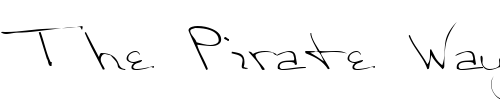 Font : MawSSK-Regular Custom Text : The Pirate Way Test your own text here Click to download or to view this font on a tshirt that can be custom printed in Bali