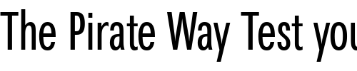 Font : MaximaCyrTCYLigCom Custom Text : The Pirate Way Test your own text here Click to download or to view this font on a tshirt that can be custom printed in Bali