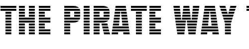 Font : Maximus-BT Custom Text : The Pirate Way Test your own text here Click to download or to view this font on a tshirt that can be custom printed in Bali