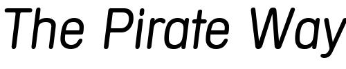 Font : Mercedes-LightIta Custom Text : The Pirate Way Test your own text here Click to download or to view this font on a tshirt that can be custom printed in Bali