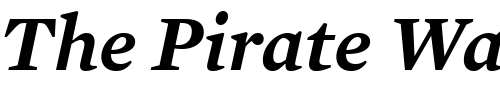 Font : Mercury-Text-G2-Semibold-Italic Custom Text : The Pirate Way Test your own text here Click to download or to view this font on a tshirt that can be custom printed in Bali