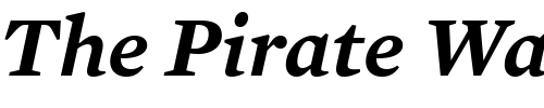 Font : Mercury-Text-G4-Semibold-Italic Custom Text : The Pirate Way Test your own text here Click to download or to view this font on a tshirt that can be custom printed in Bali
